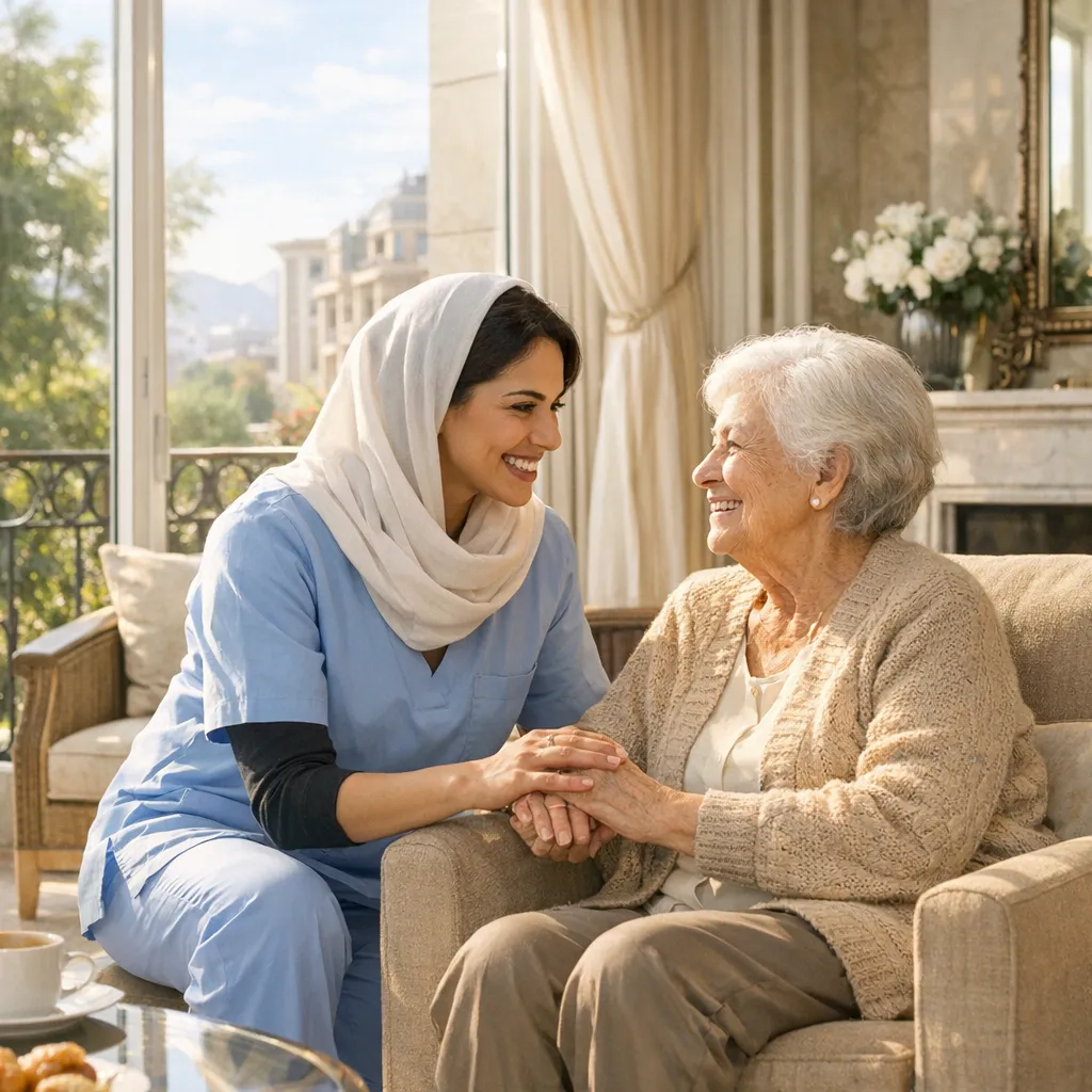 پرستار سالمند در الهیه
