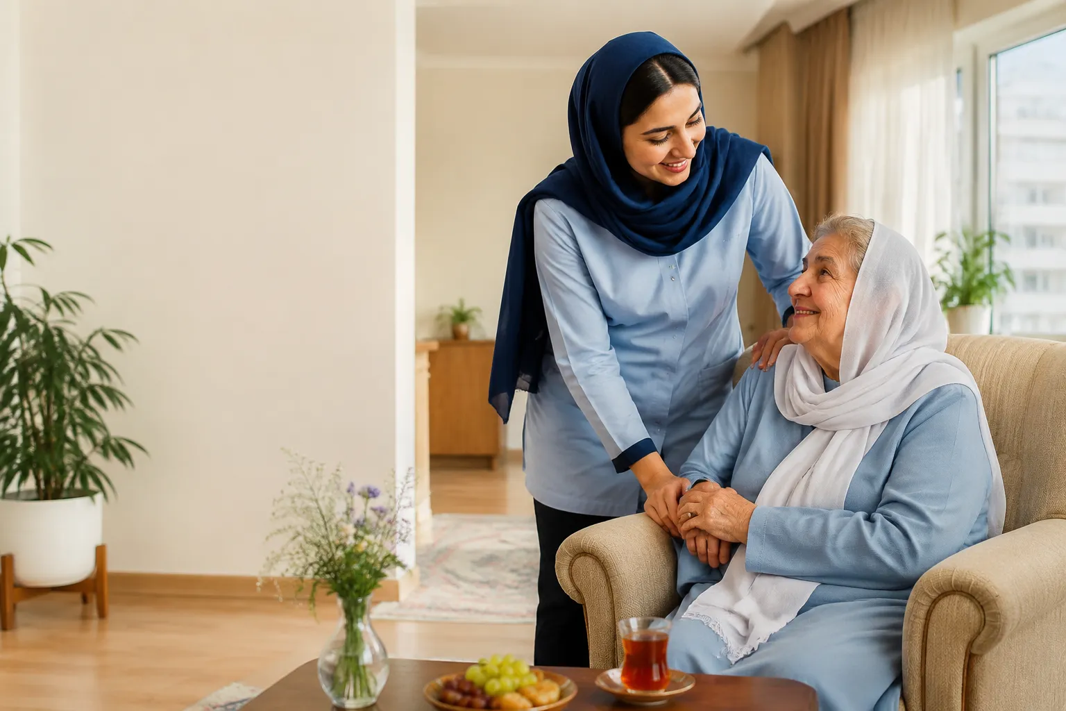 پرستار سالمند ارزان شرق تهران | راهنمای پیدا کردن بهترین گزینه با قیمت مناسب